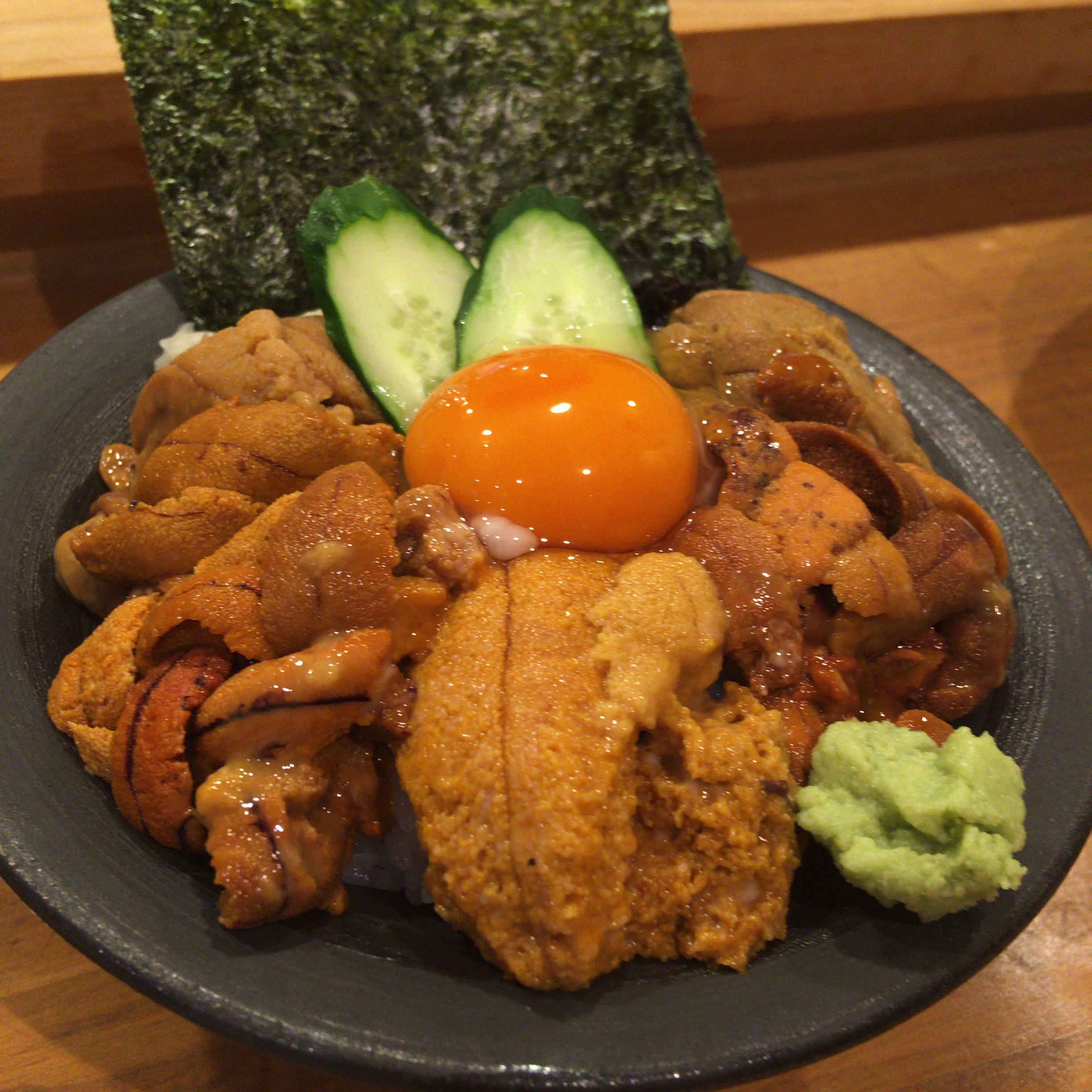 うに食べ比べ丼@築地虎杖 うに虎