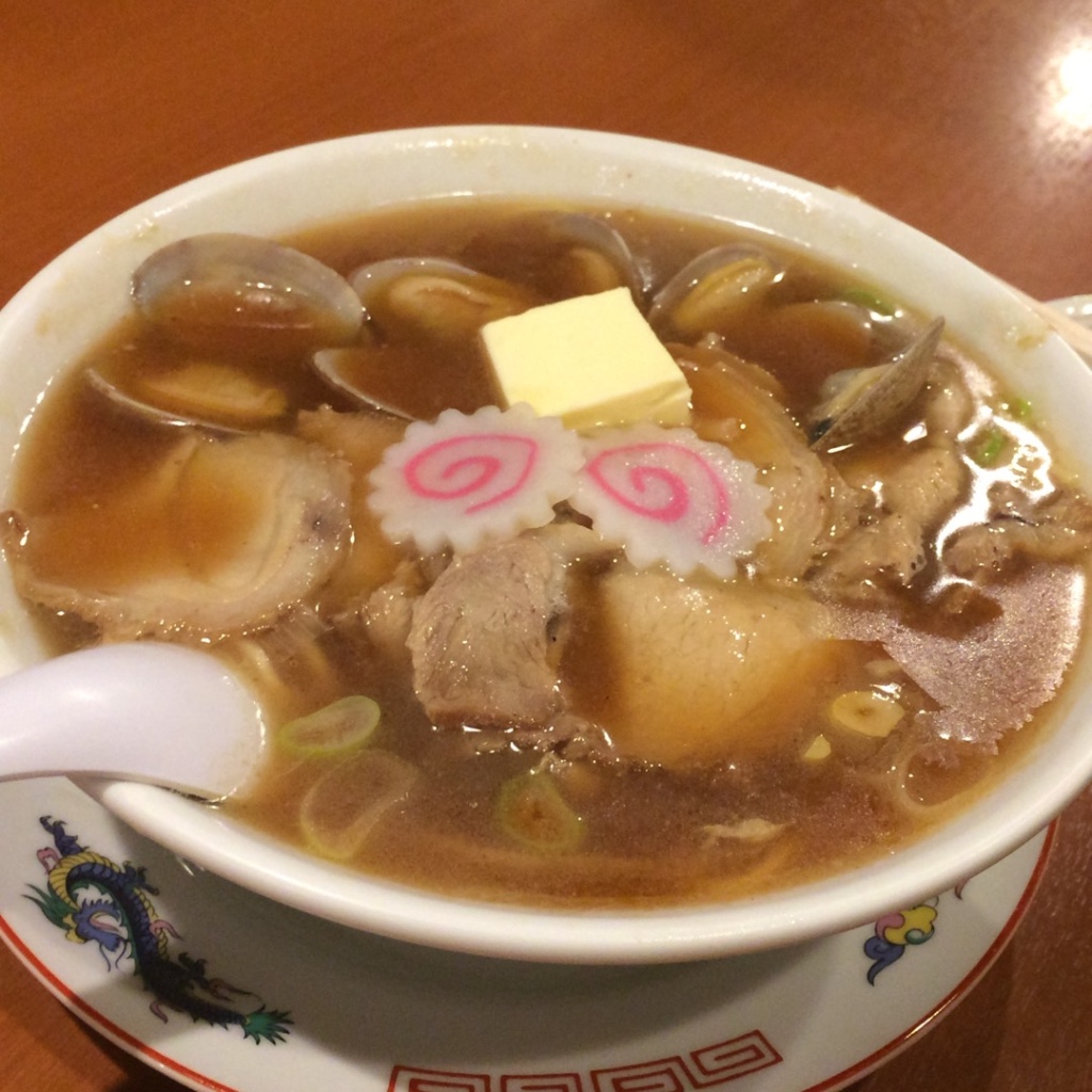あさり醤油バター＠末廣ラーメン