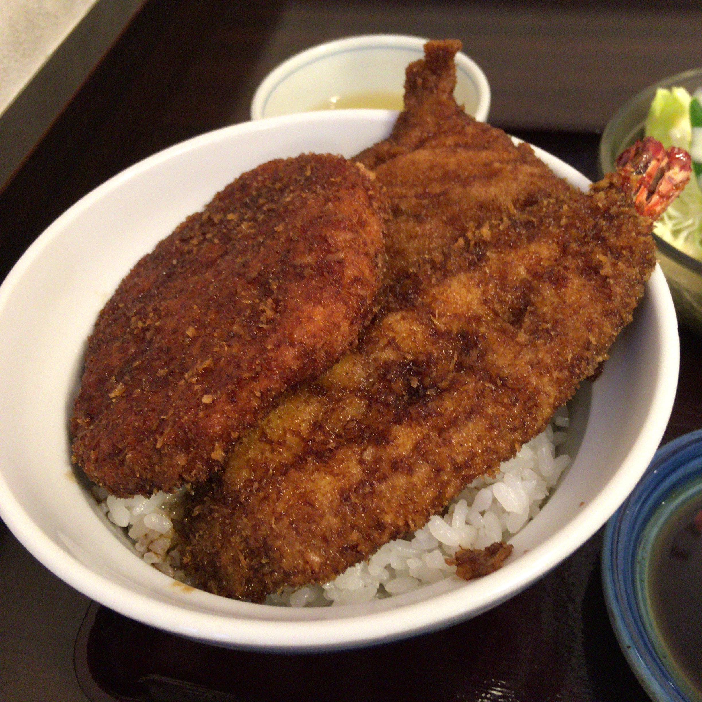 「三種盛スペシャルカツ丼＠ヨーロッパ軒
