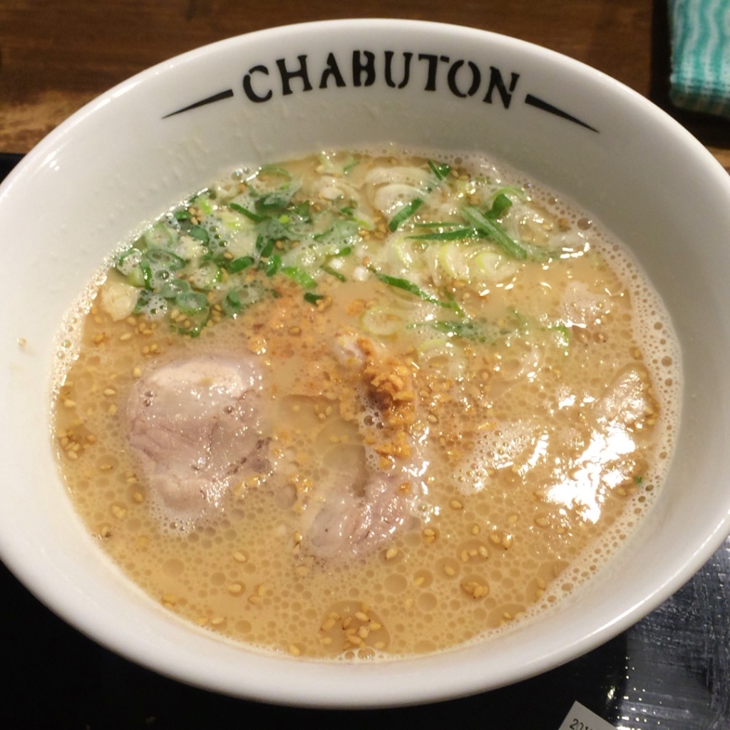 CHABUTONのラーメン
