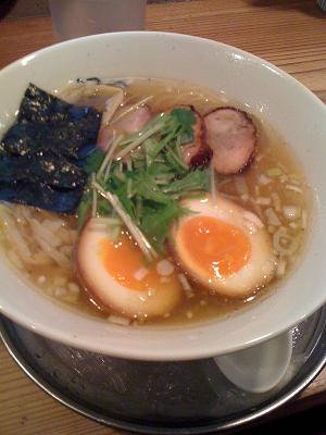 柚子とり塩ラーメン(伊駄天)