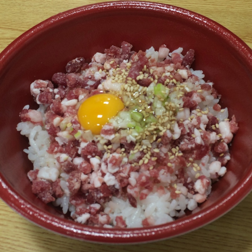 白ねぎ牛トロふりかけ丼